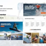 Tải Sportivo - Extreme Sports Club & Community Elementor Template Kit mới nhất