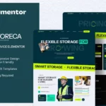 Tải Storeca - Storage Service Elementor Template Kit mới nhất
