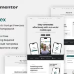Tải Strivex - Mobile App & Startup Showcase Elementor Template Kit mới nhất
