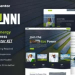 Sunni - Solar Energy Elementor Template Kit