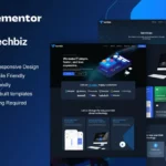 Mua TechBiz - Tech Company Elementor Pro Template Kit giá rẻ