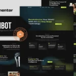 Mua Techbot - Artificial Intelligence & Technology Services Elementor Template Kit giá rẻ