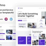 Mua Tehno - IT Solution & Service Elementor template Kit giá rẻ