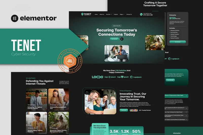 Mua Tenet - Cyber Security Services Elementor Pro Template Kit Tải Tenet - Cyber Security Services Elementor Pro Template Kit mới nhất