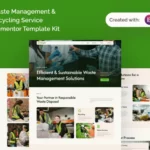 Tải Tracyle - Waste Management & Recycling Service Elementor Template Kit mới nhất
