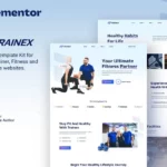 Tải Trainex – Personal Trainer & Fitness Elementor Template Kit mới nhất