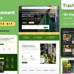 Tải Trashcure – Waste Management & Recycling Service Elementor Template Kit mới nhất