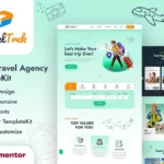 Mua Travel Trek - Tour and Travel Agency Elementor Template Kit giá rẻ