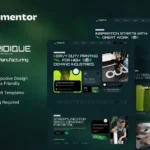 Tải Tridique - 3D Printing Manufacturing Elementor Template Kit mới nhất