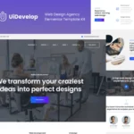 Tải UiDevelop - Web Design Agency Elementor Pro Template Kit mới nhất