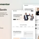 Tải UpZenith – Startup Company & Business Elementor Template Kit mới nhất