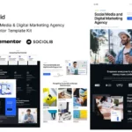 Tải Valid - Social Media & Digital Marketing Agency Elementor Template Kit mới nhất