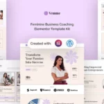 Tải Vemme - Feminine Business Coaching Elementor Template Kit mới nhất