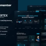 Tải Vertex - Engineering & Industrial Services Elementor Template Kit mới nhất