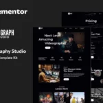 Mua Vigraph - Videography Studio Elementor Template Kit giá rẻ