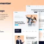 Tải Vizago – Immigration & Visa Consulting Service Elementor Template Kit mới nhất