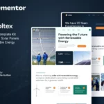 Tải Voltex – Solar Panels & Renewable Energy Company Elementor Template Kit mới nhất