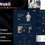 Mua Wakil - Attorney Law Firm & Legal Services Elementor Template Kit giá rẻ