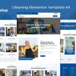 Tải Washup- Cleaning Services Elementor Template Kit mới nhất
