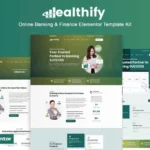 Mua Wealthify - Online Banking & Finance Elementor Pro Template Kit giá rẻ
