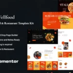 Mua Wellfood - Fast Food & Restaurant Elementor Pro Template Kit giá rẻ