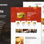Mua Xabite - Burger Fast Food Elementor Template Kit giá rẻ
