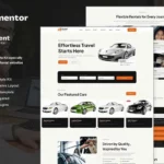 Xarent - Car Rental Elementor Template Kit