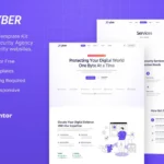 Tải Xyber – Cybersecurity Agency & IT Security Elementor Template Kit mới nhất