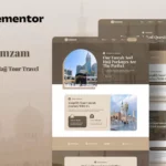 Mua Zamzam - Umrah & Hajj Tour Travel Elementor Template Kit giá rẻ
