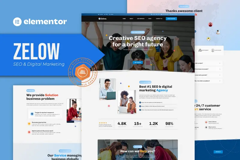 Mua Zelow - SEO & Digital Marketing Agency Elementor Template Kit Tải Zelow - SEO & Digital Marketing Agency Elementor Template Kit mới nhất