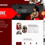 Tải Zevone - Music Lessons & School Elementor Template Kit mới nhất