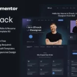 Mua Zhack - Personal Portfolio & Resume Elementor Template Kit giá rẻ