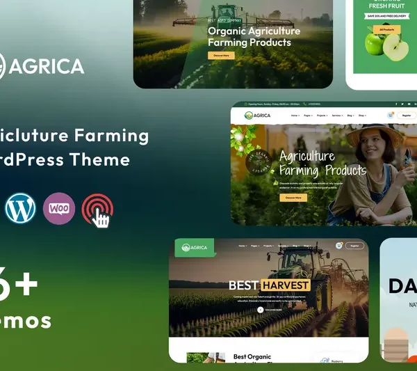 Mua Agrica - Agriculture WordPress Theme giá rẻ