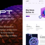 Mua AiPT - Artificial Intelligence Company Elementor Template Kit giá rẻ