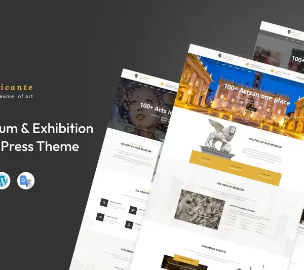 Mua Alicante - Museum & Exhibition WordPress Theme giá rẻ
