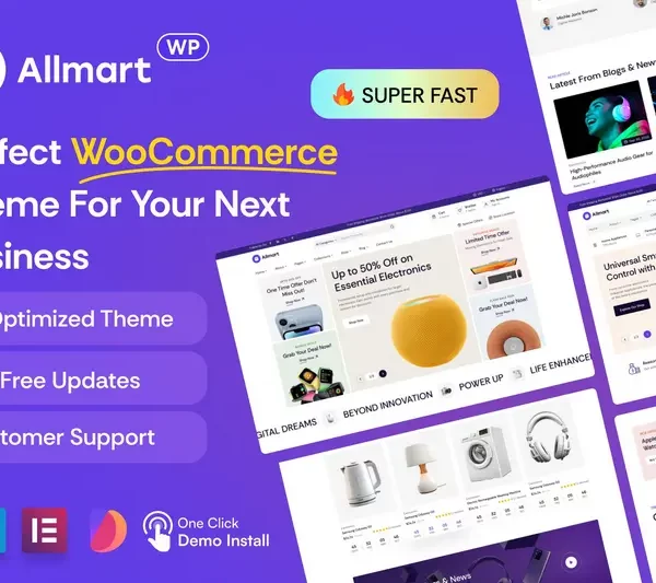 Mua Allmart - Electronics & Gadgets WordPress Theme giá rẻ