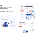 Mua Analog - SEO & Digital Marketing Agency Elementor Template Kit giá rẻ