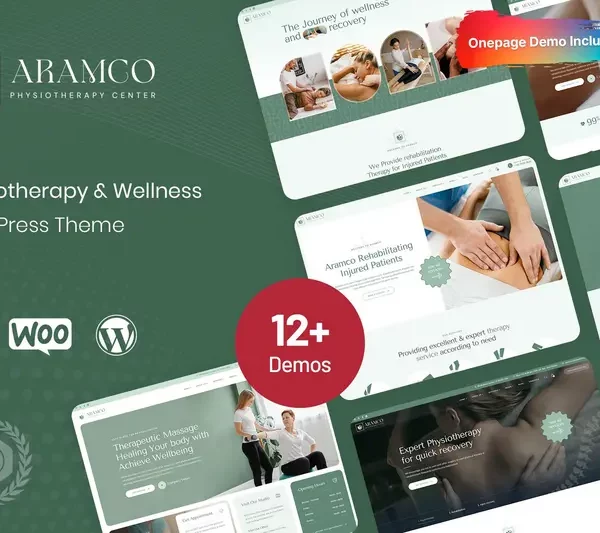 Mua Aramco - Physiotherapy & Wellness WordPress Theme giá rẻ