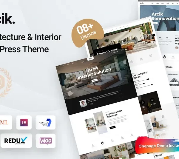 Mua Arcik - Architecture WordPress Theme giá rẻ