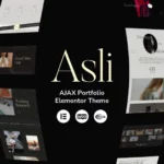Mua Asli – AJAX Portfolio Elementor WordPress Theme giá rẻ