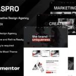 Mua Aspro - Creative Design Agency Elementor Template Kit giá rẻ