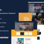 Mua Austry - Industry & Factory Business Elementor Template Kit giá rẻ