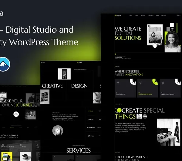 Mua Auxa - Digital Studio and Agency WordPress Theme giá rẻ