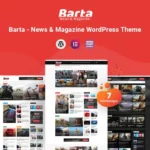 Mua Barta - News & Magazine WordPress Theme giá rẻ