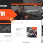 Mua Bavin - Plumbing Service Company Elementor Template Kit giá rẻ