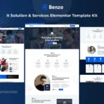 Mua Benzo - It Solution & Services Elementor Template Kit giá rẻ