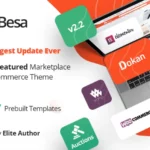 Mua Besa - Elementor Marketplace WooCommerce Theme giá rẻ