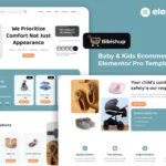 Mua Bibishup - Baby & Kids Ecommerce Elementor Pro Template Kit giá rẻ