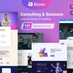 Mua Bizex - Business Consulting WordPress Theme giá rẻ