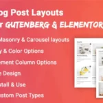 Mua Blog Post Layouts for Gutenberg and Elementor giá rẻ